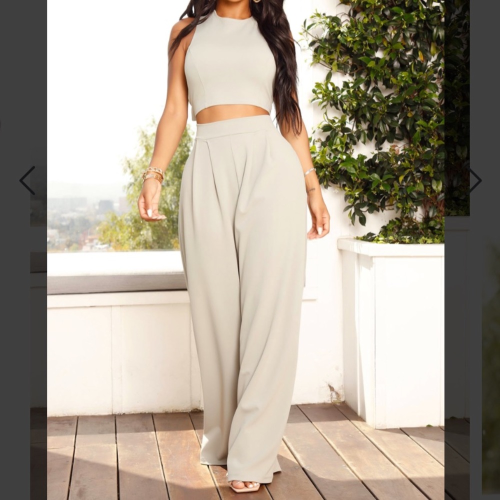 Sage Fashion Nova Pant set